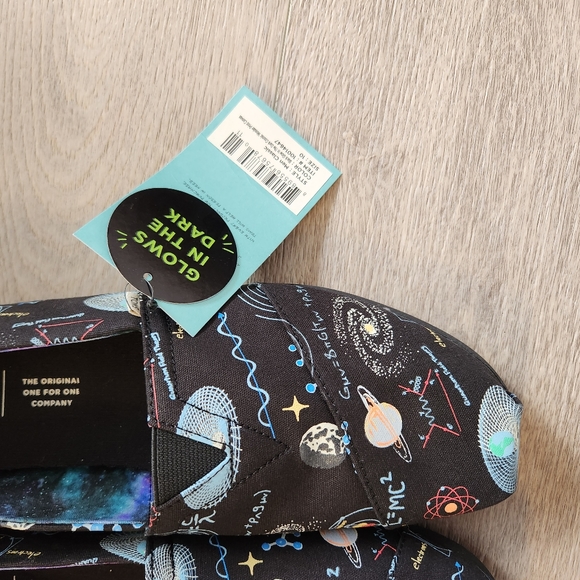 TOMS limited edition Alpargata cosmic wonder print canvas size 10 Men - Picture 6 of 11